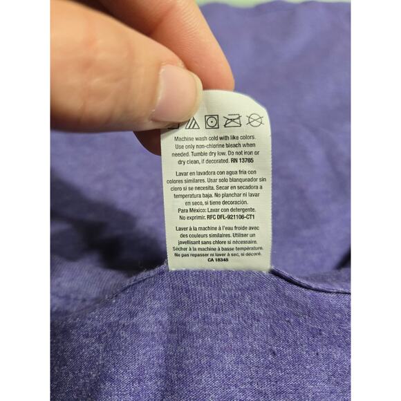 Fruit of the loom xl women's purple tee - Picture 6 of 8